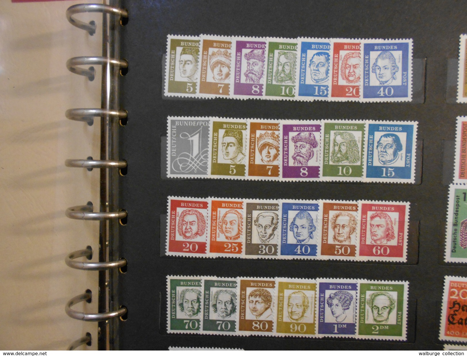 ALLEMAGNE(Rép.Féd) ANNEES 60s. JOLIE COLLECTION NEUVE XX DONT SERIES COMPLETES (1931) 1 KILO 150 - Unused Stamps