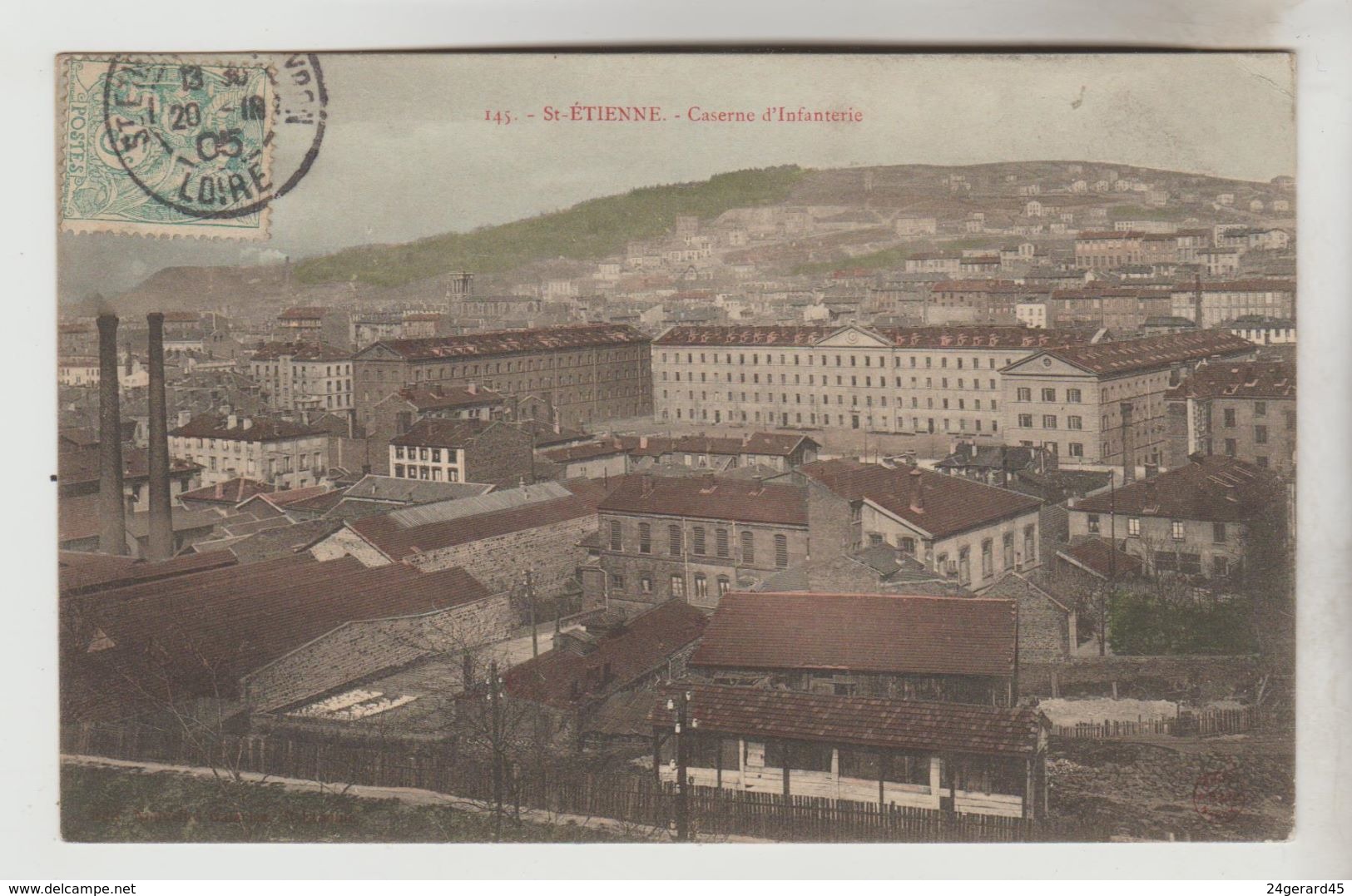 CPA MILITAIRE SAINT ETIENNE (Loire) - Caserne D'Infanterie - Saint Etienne