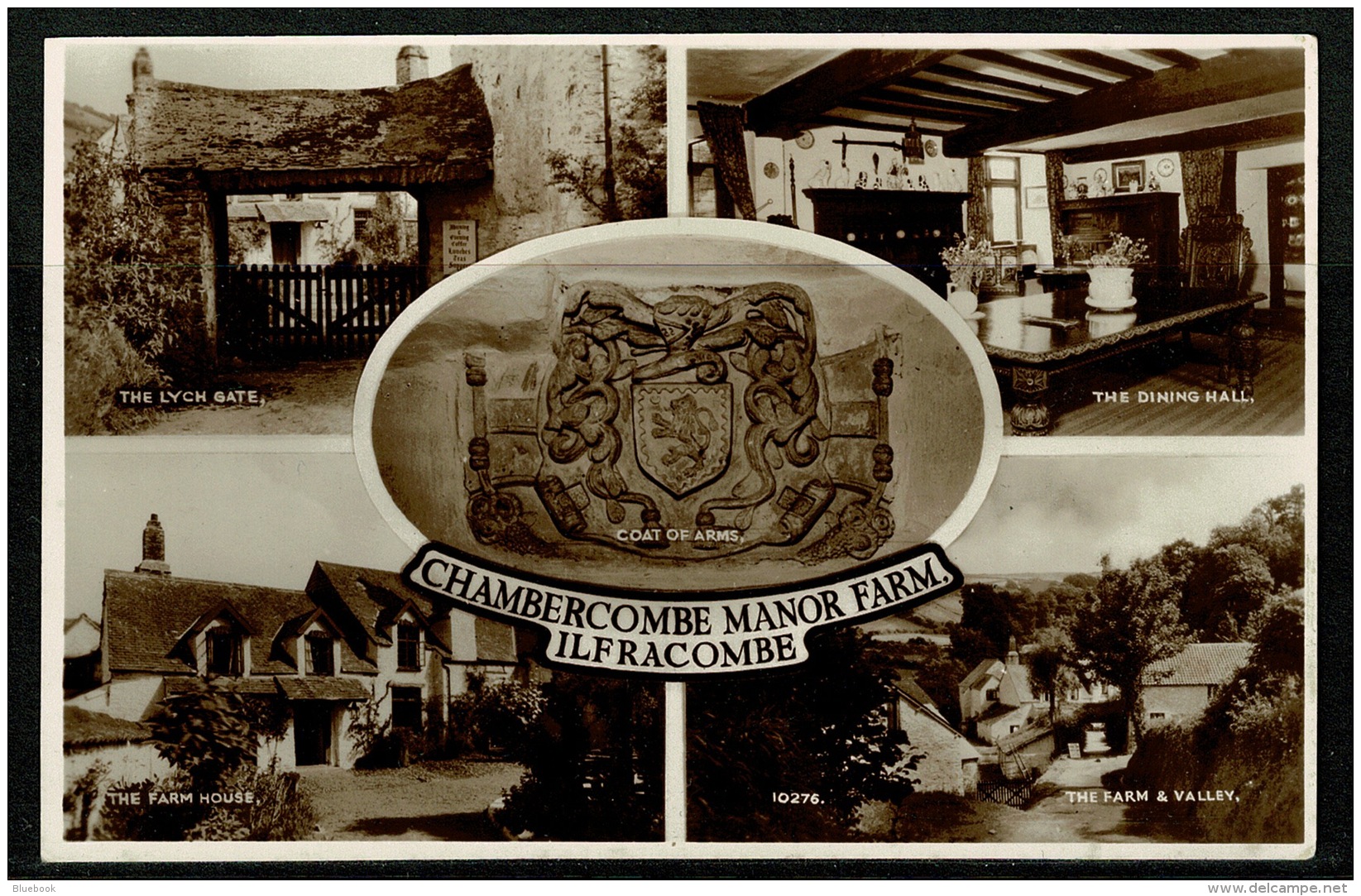 RB 1167 -  Real Photo Multiview Postcard - Chambercombe Manor Farm - Ilfracombe Devon - Ilfracombe