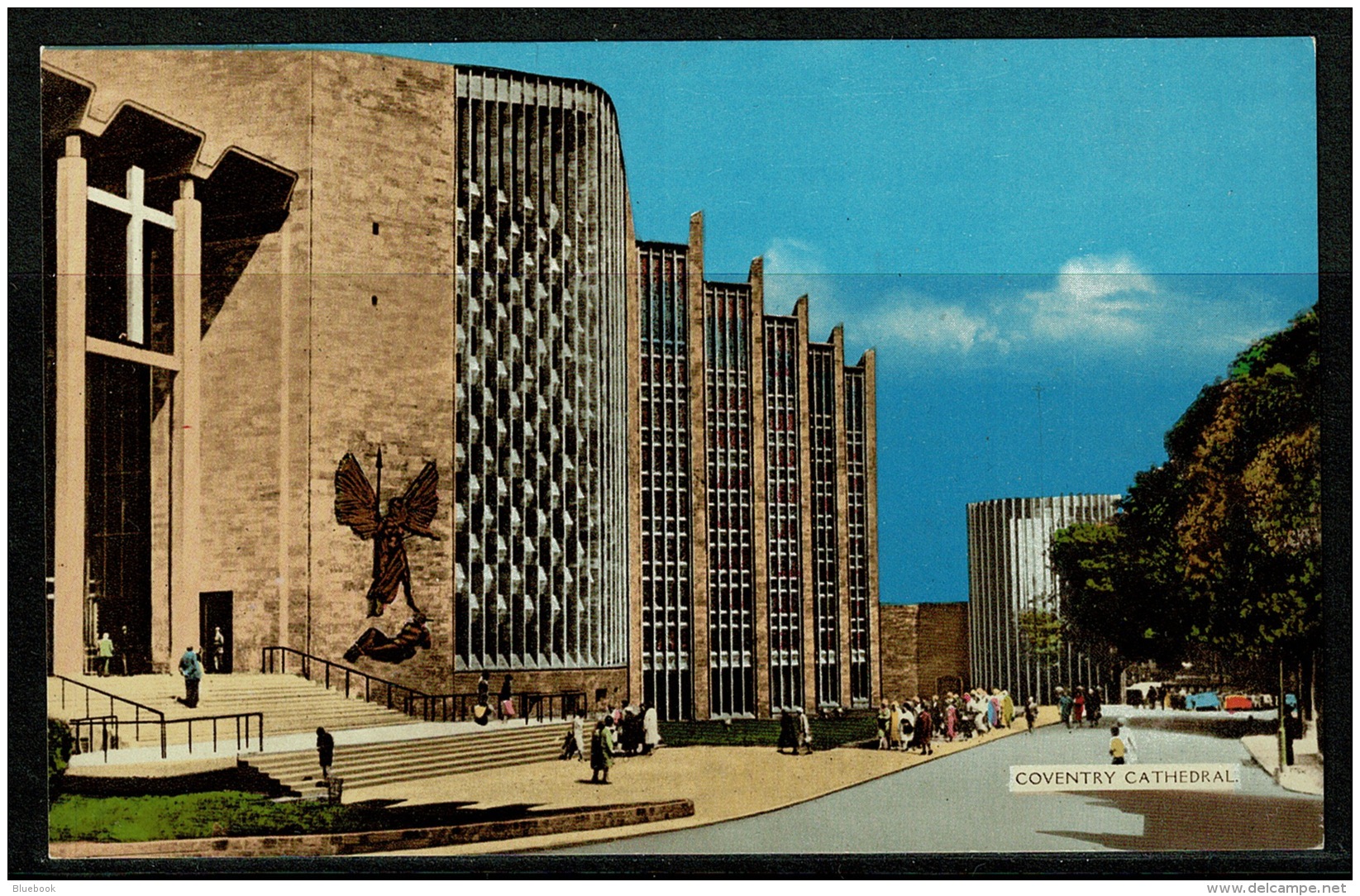 RB 1167 -  Kulerchrome Postcard - Coventry Cathedral - Warwickshire - Coventry