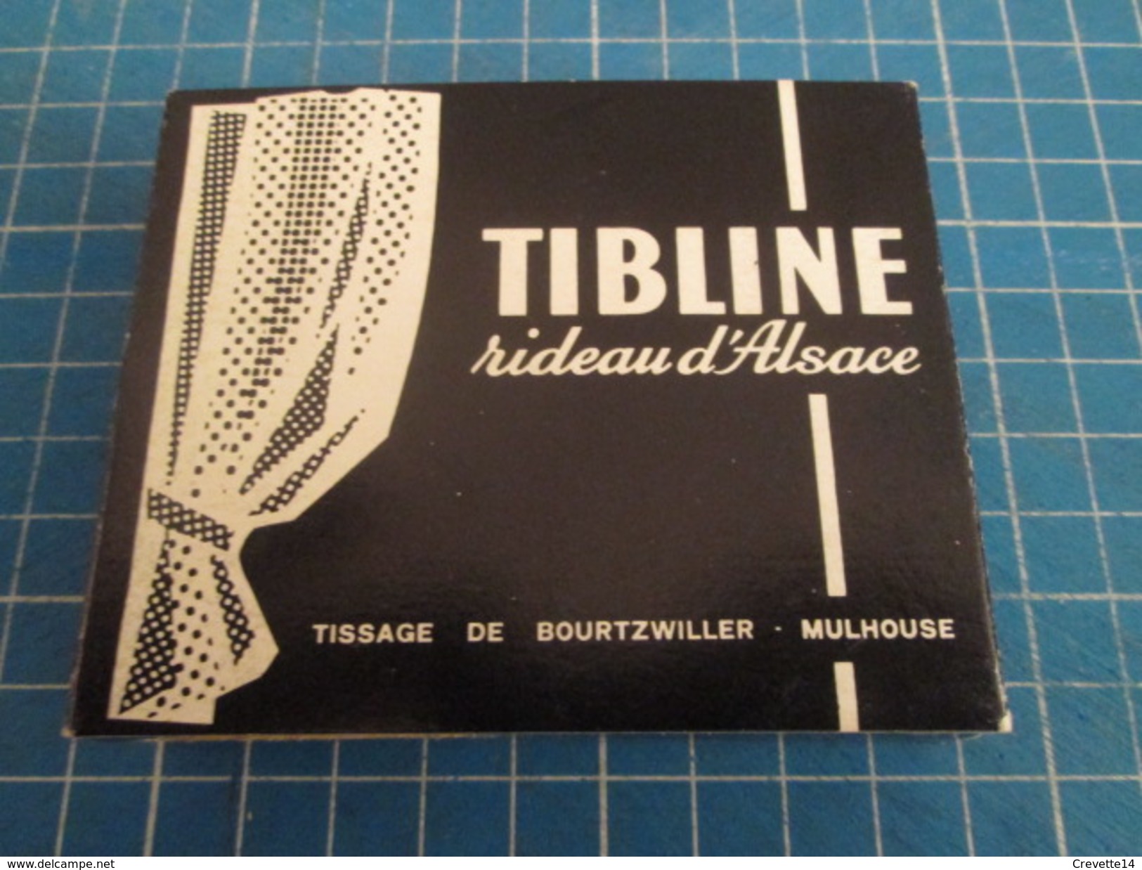 TIBLINE RIDEAU D'ALSACE Veritable Rareté PAQUET DE CIGARETTES GITANES (vide) Des ANNEES 60 , Tirage Publicitaire à Desti - Objets Publicitaires