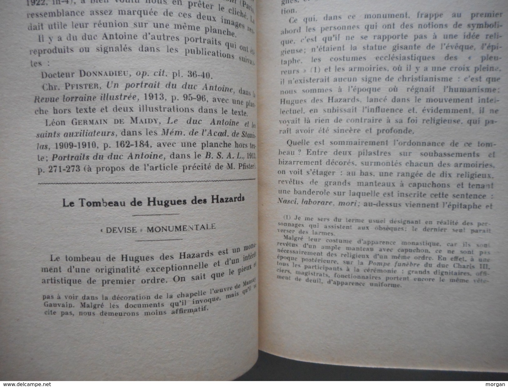 LORRAINE, 1928 - 1929 ,  HISTOIRE LOCALE, REGIONALISME - RELIURE Sté d'ARCHEOLOGIE LORRAINE