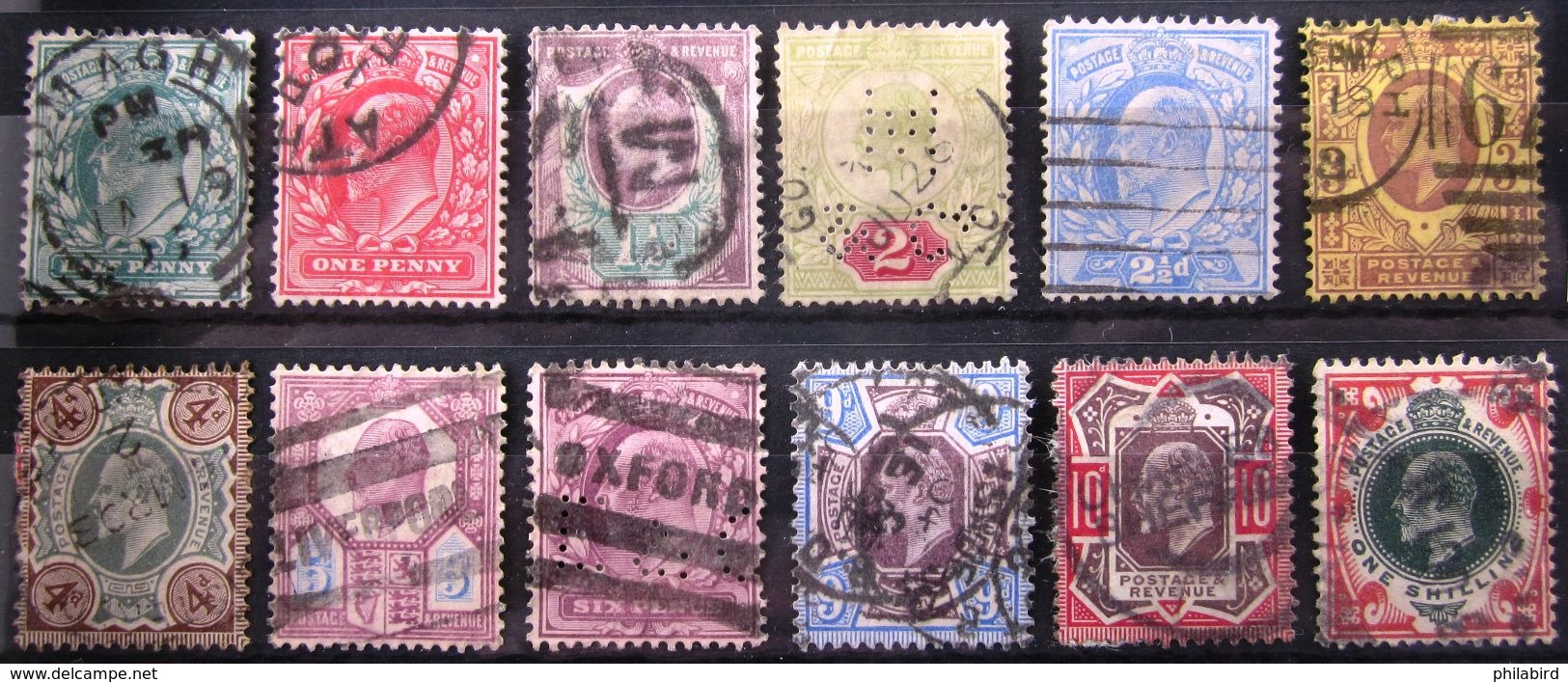 GRANDE BRETAGNE               N° 106/117                        OBLITERE - Used Stamps