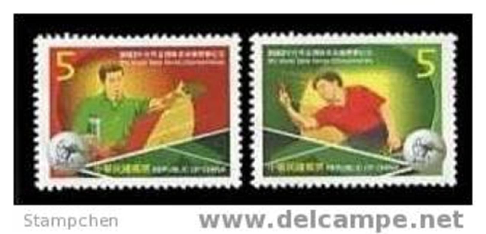 Taiwan 2002 Table Tennis Stamps Disabled Wheelchair Paralympic IPC Sport - Unused Stamps