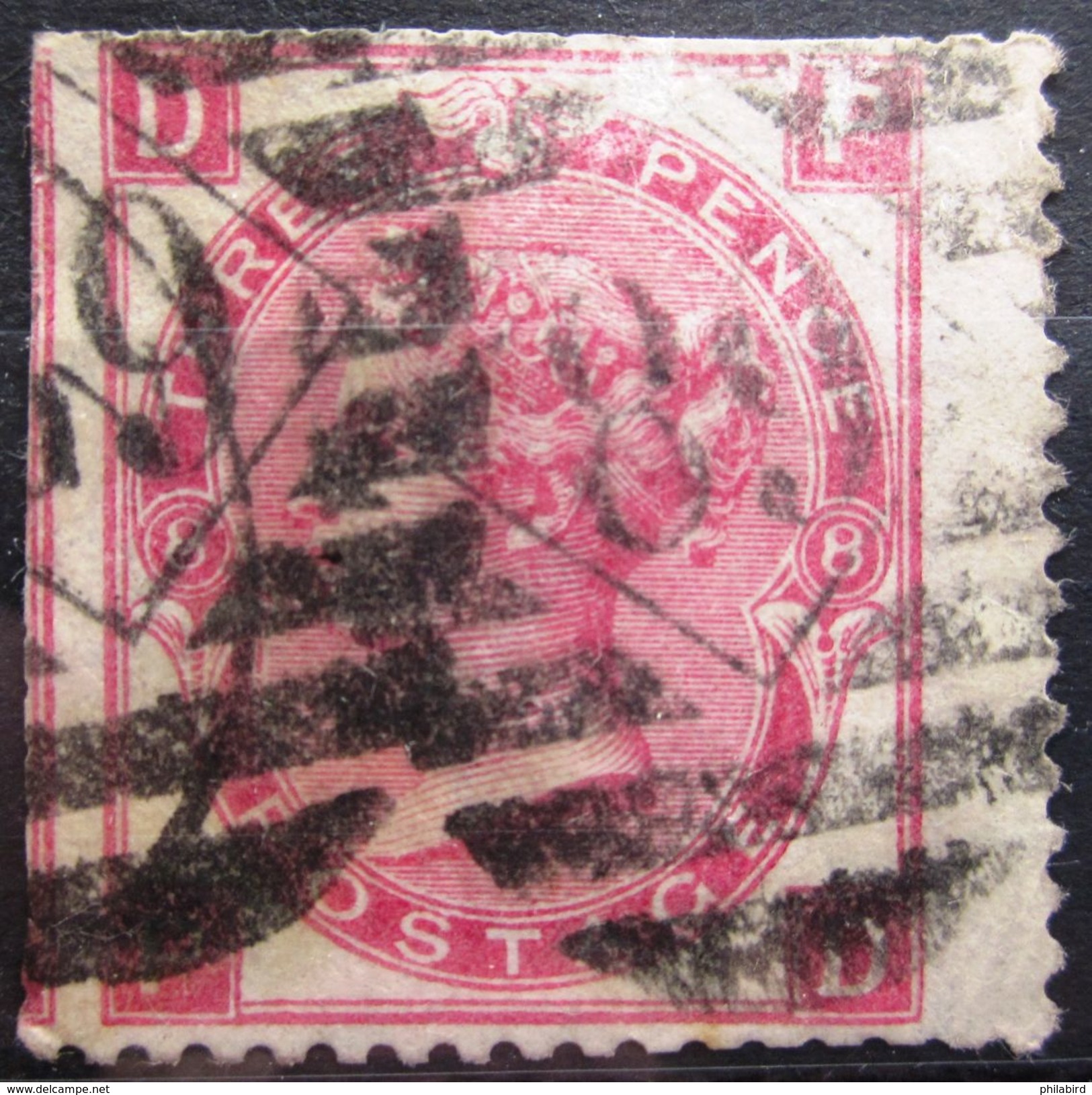 GRANDE BRETAGNE               N° 33      Planche 8                       OBLITERE - Used Stamps