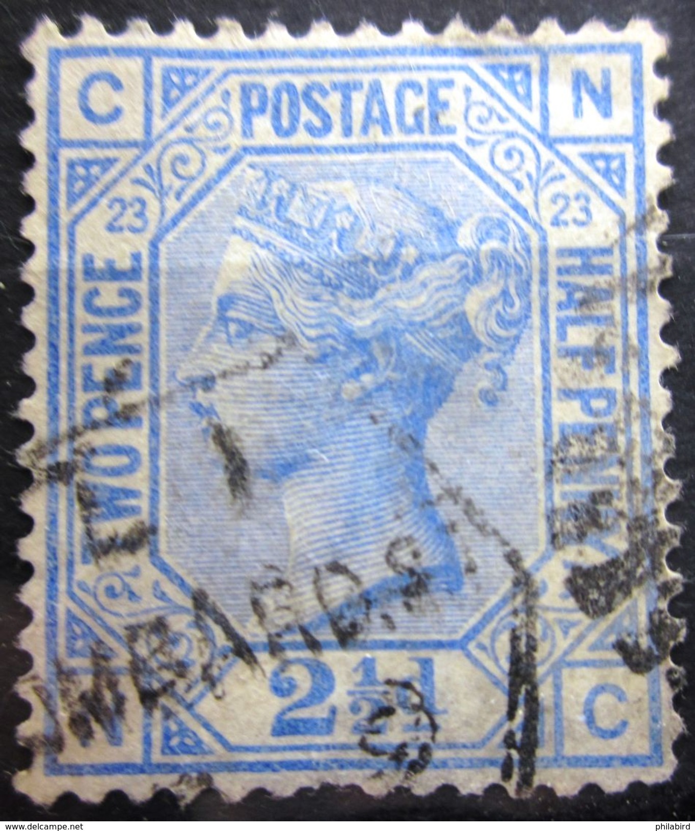 GRANDE BRETAGNE               N° 62      Planche 23     Aminci                       OBLITERE - Used Stamps