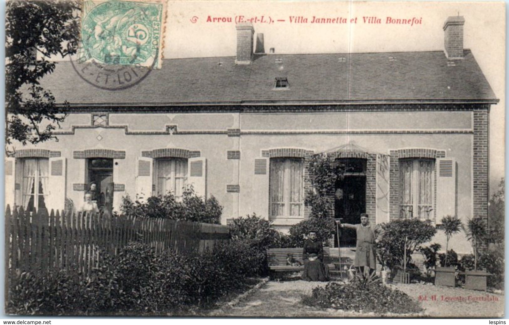 28 - ARROU -- Villa Jannetta Et Villa Bonnefoi - Autres & Non Classés