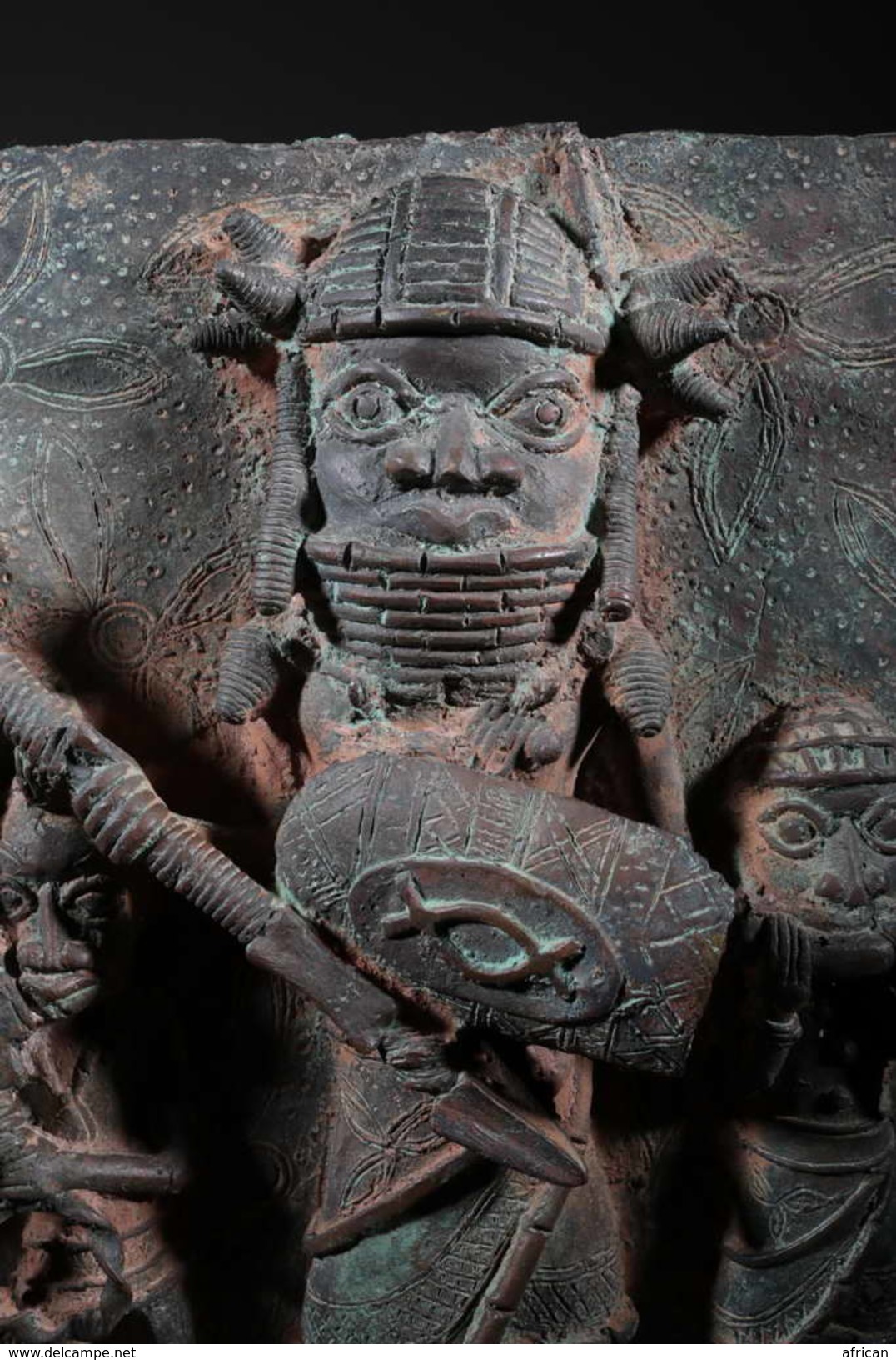 Art Africain Plaque En Bronze Du Royaume D'Ifé - Art Africain