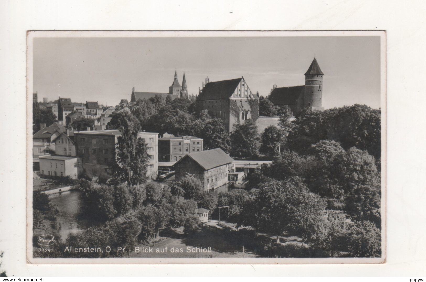 Allenstein Blick Auf Das Schiob - Other & Unclassified