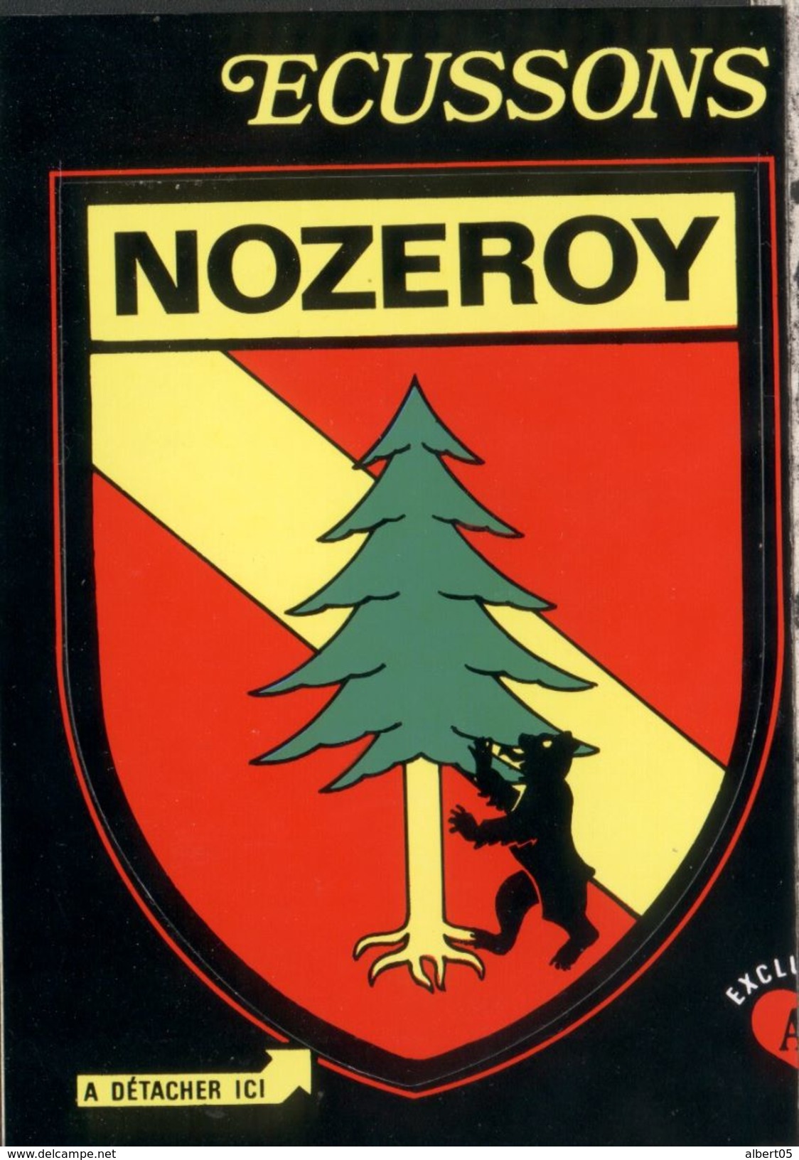 Ecusson Adhésif  Nozeroy - Jura - Ecussons Tissu