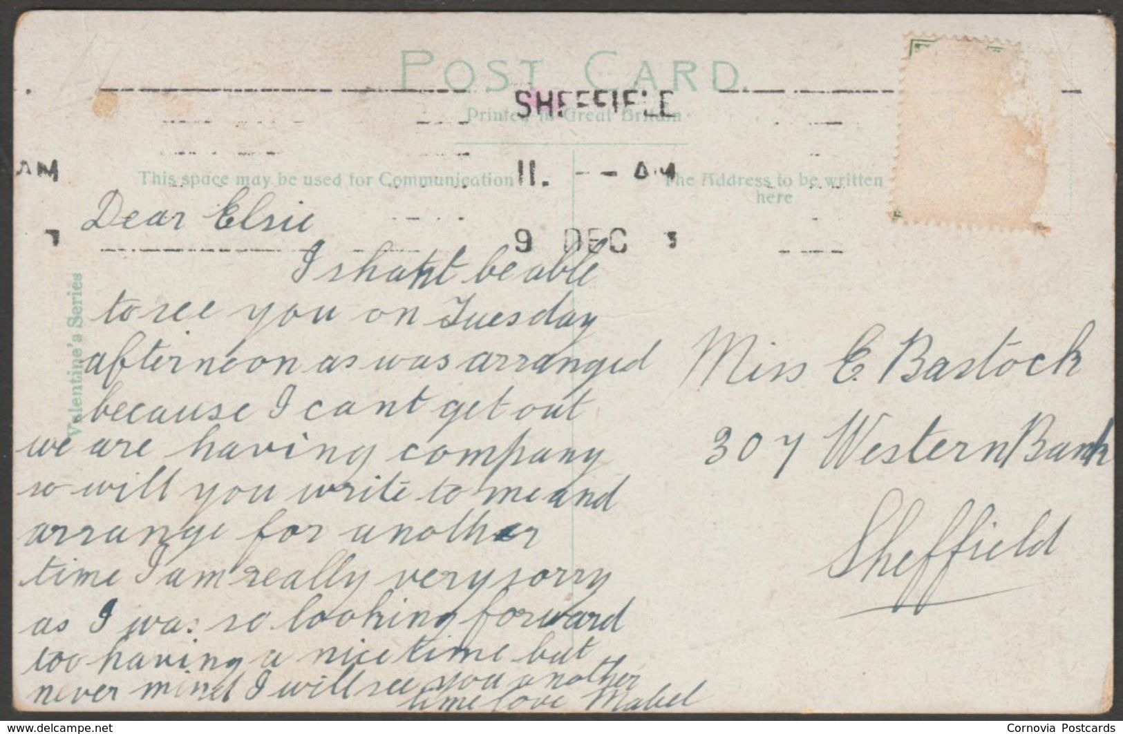 Stepping Stones, Endcliffe Woods, Sheffield, Yorkshire, C.1905-10 - Valentine's Postcard - Sheffield