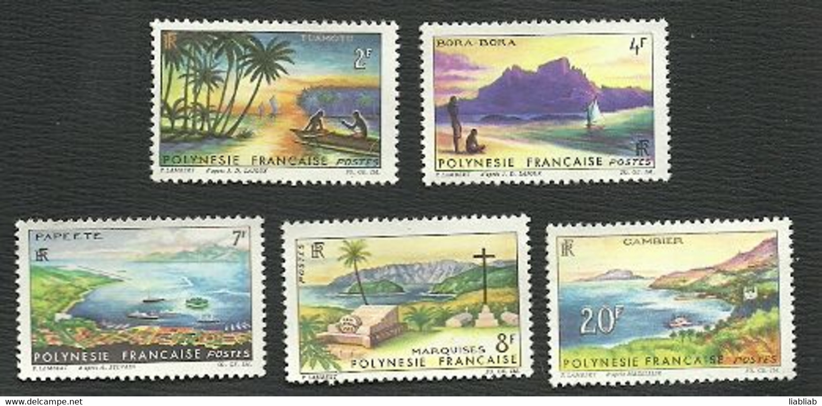 POLYNESIE   = 13  TIMBRES  POSTE  NEUFS N° 15* +18 à 21* + 30 à 34* + 42 à 44* - Collections, Lots & Series