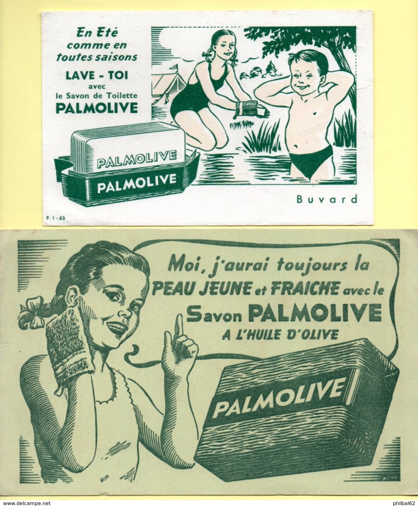 2 Buvards Palmolive - Parfums & Beauté