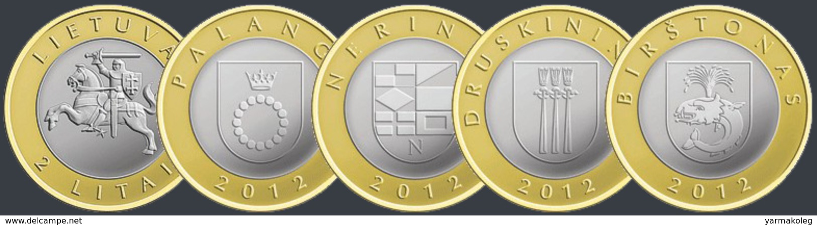 Lithuania 4 Coins Set 2012 - Lithuania