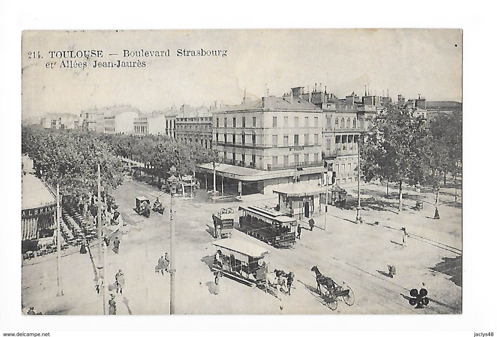 TOULOUSE  (cpa 31)   Boulevard De Strasbourg Et Allées Jean Jaurès-   - L 1 - Toulouse