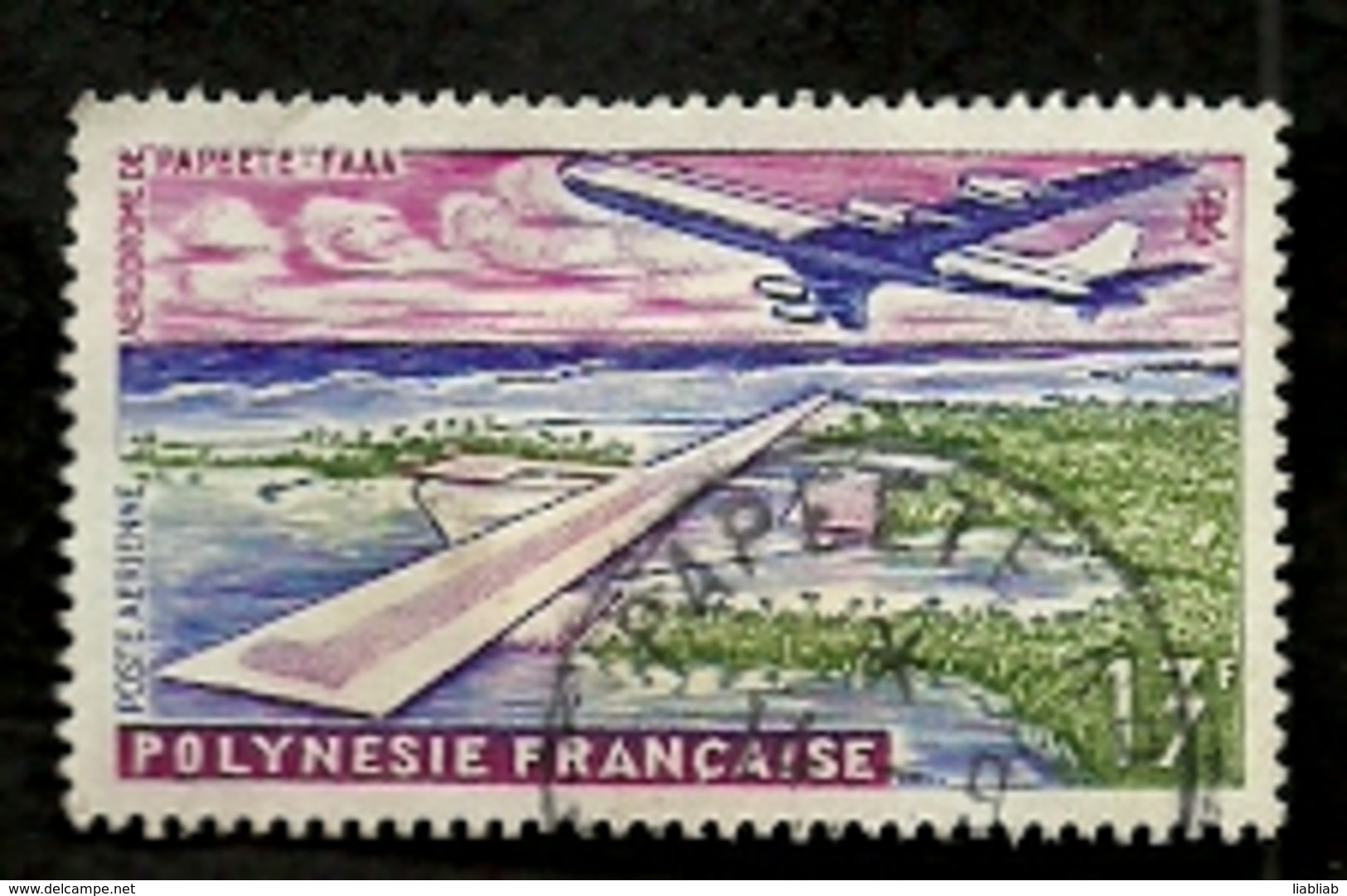 POLYNESIE   = 10 TIMBRES  POSTE AERIENNE  N° 1- 4 - 5 - 7 - 8 -9 -  186 - 190 - 191 -198 - - Oblitérés