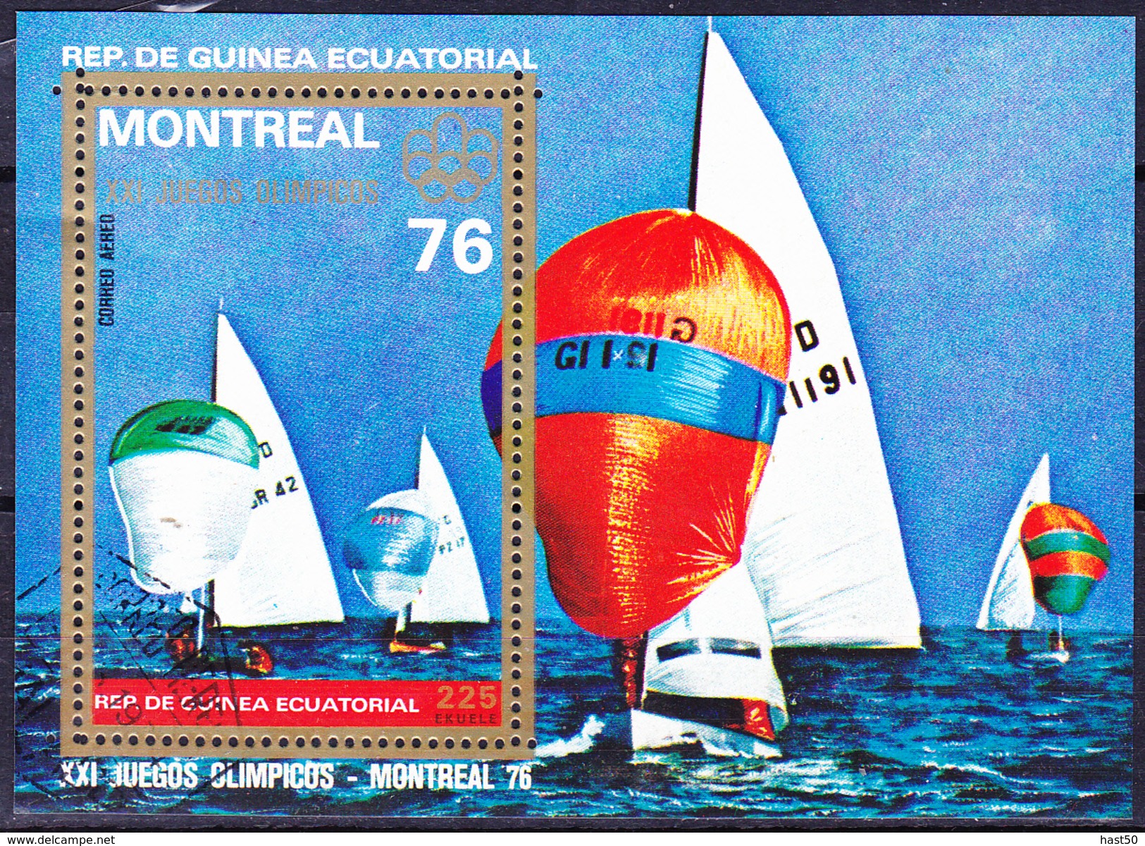 Äquatorial-Guinea - Olympiade Montreal (MiNr: Bl. 209) 1976 - Gest Used Obl - Guinée Equatoriale