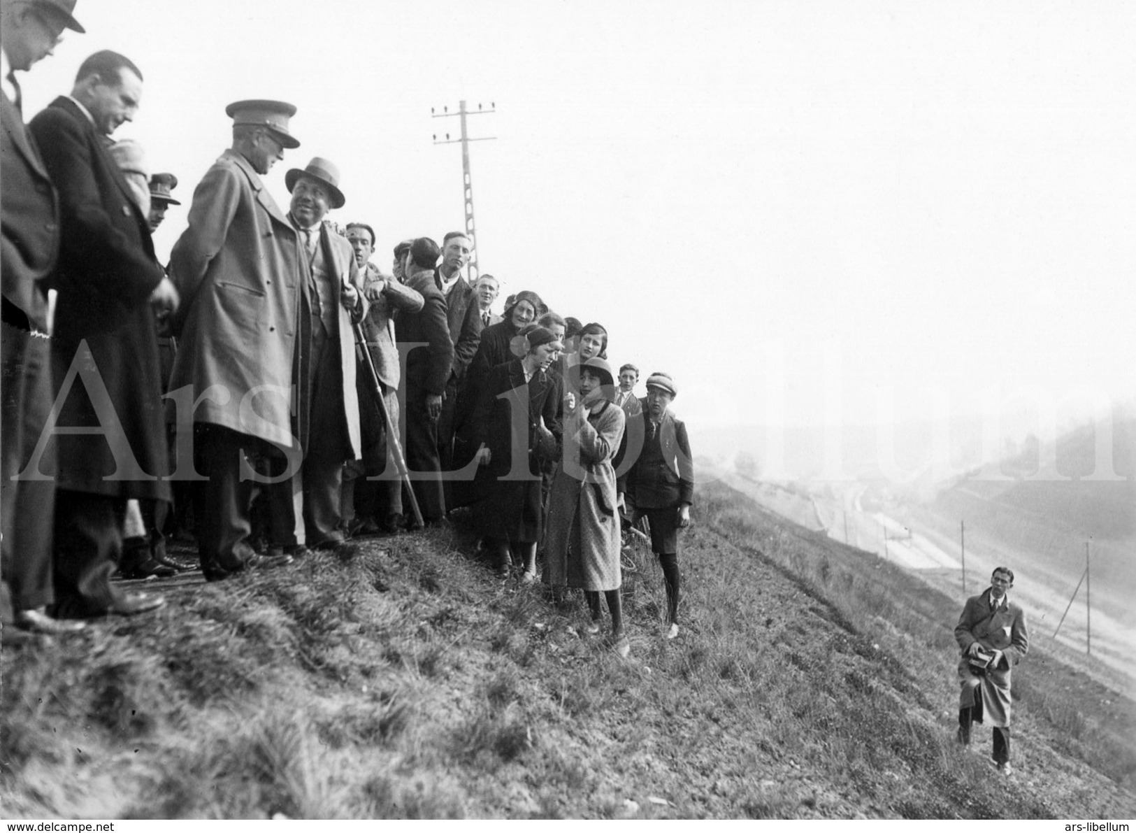 REAL Photo / Belgium / Belgique / Roi Albert I / Koning Albert I / 1933 / Albertkanaal / Canal Albert - Célébrités