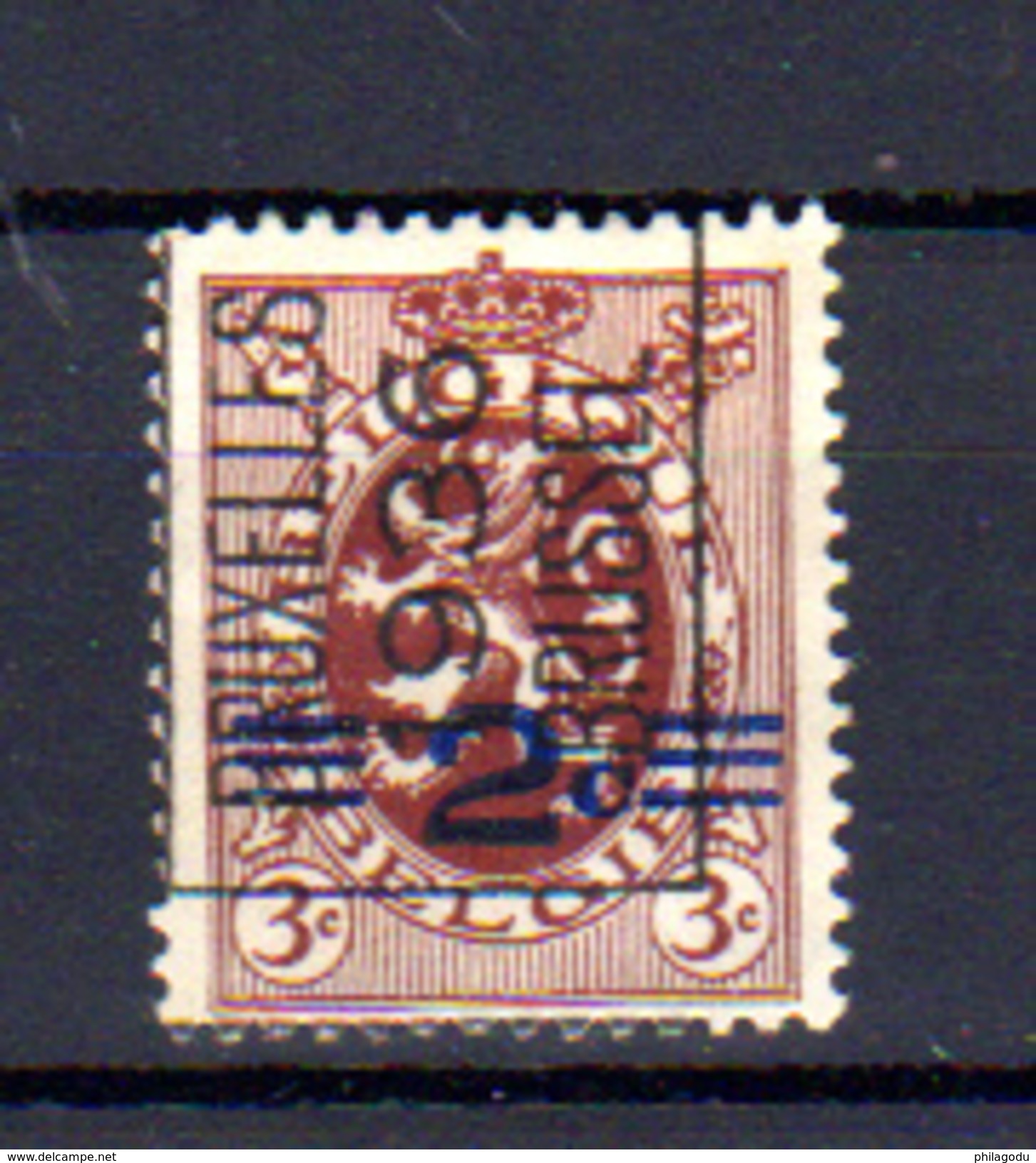 1931  Lion Héraldique, Surchargé,  315 CU 2, Cote 50 €, - 1929-1937 Heraldischer Löwe