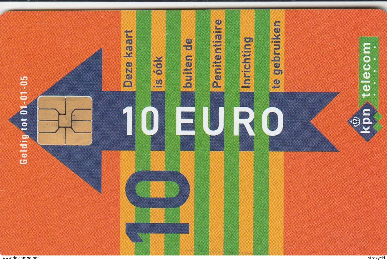 Netherlands - Prison Card - Justitie Dark Orange (M4039) - Openbaar