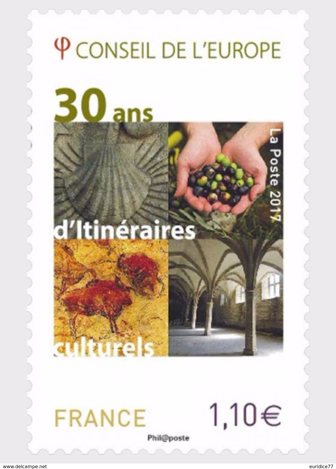 France 2017 - Council Of Europe - 30 Years Mnh - Nuevos