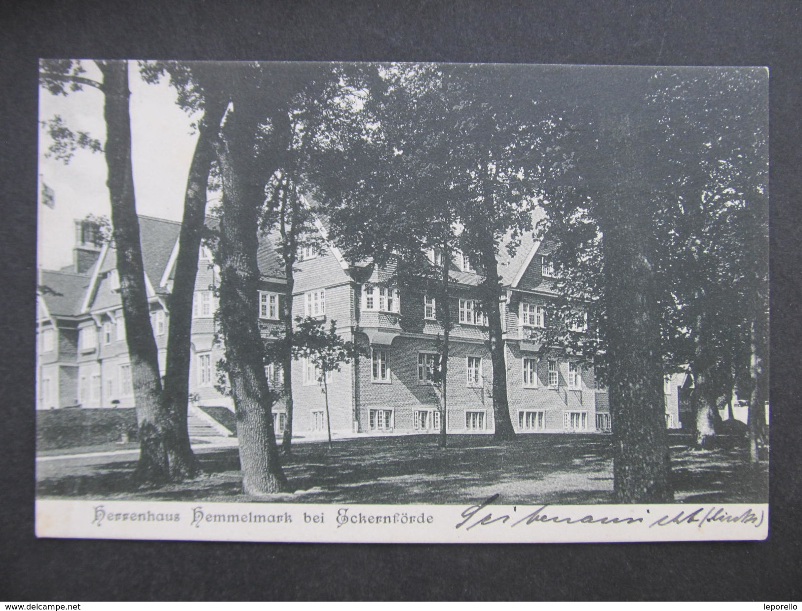 AK ECKERNFÖRDE Herrenhaus Hemmelmark Ca.1910 // D*28683 - Eckernfoerde