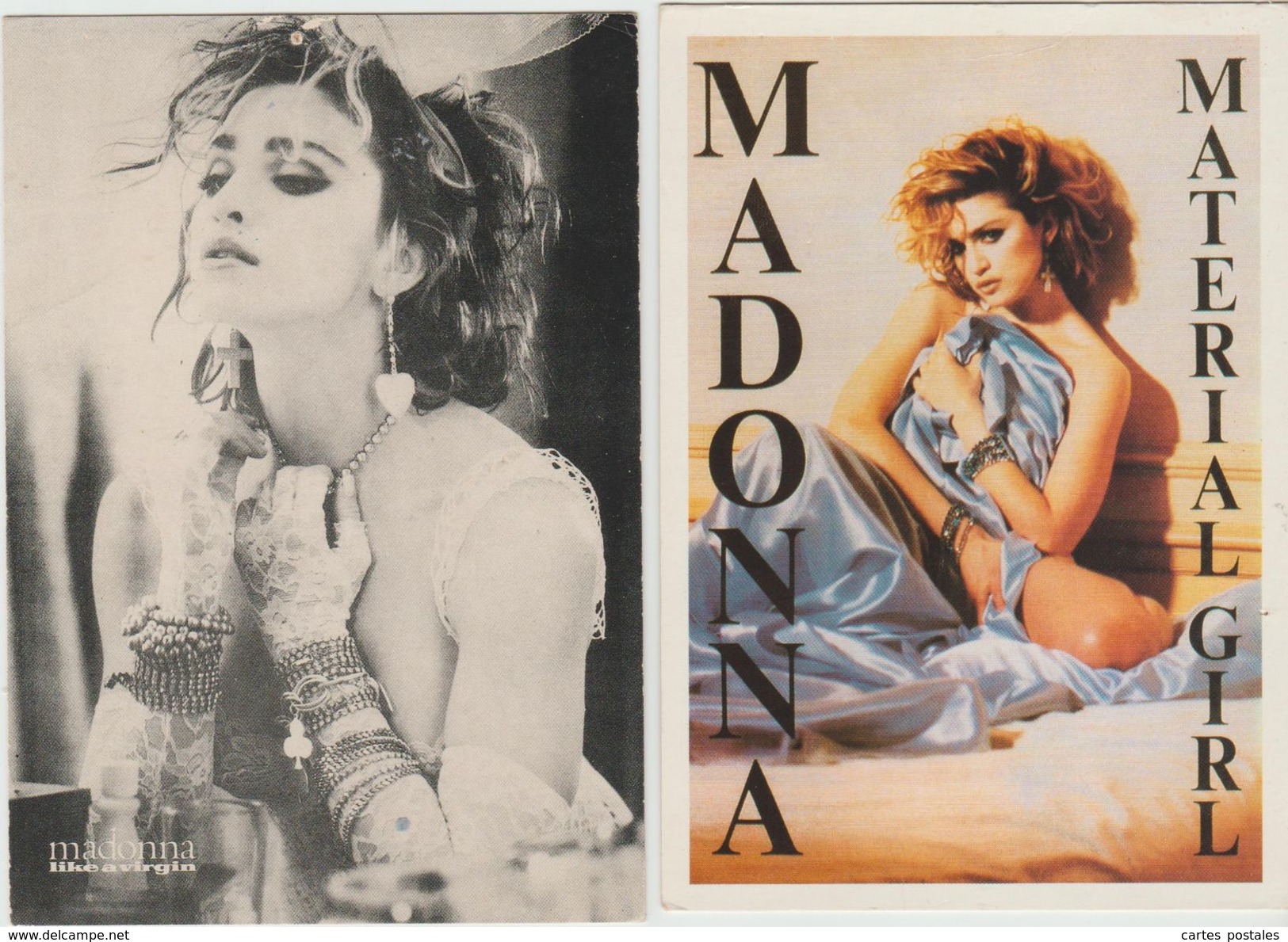 MADONNA  Lot De 4 Cartes Postales - Musique Et Musiciens