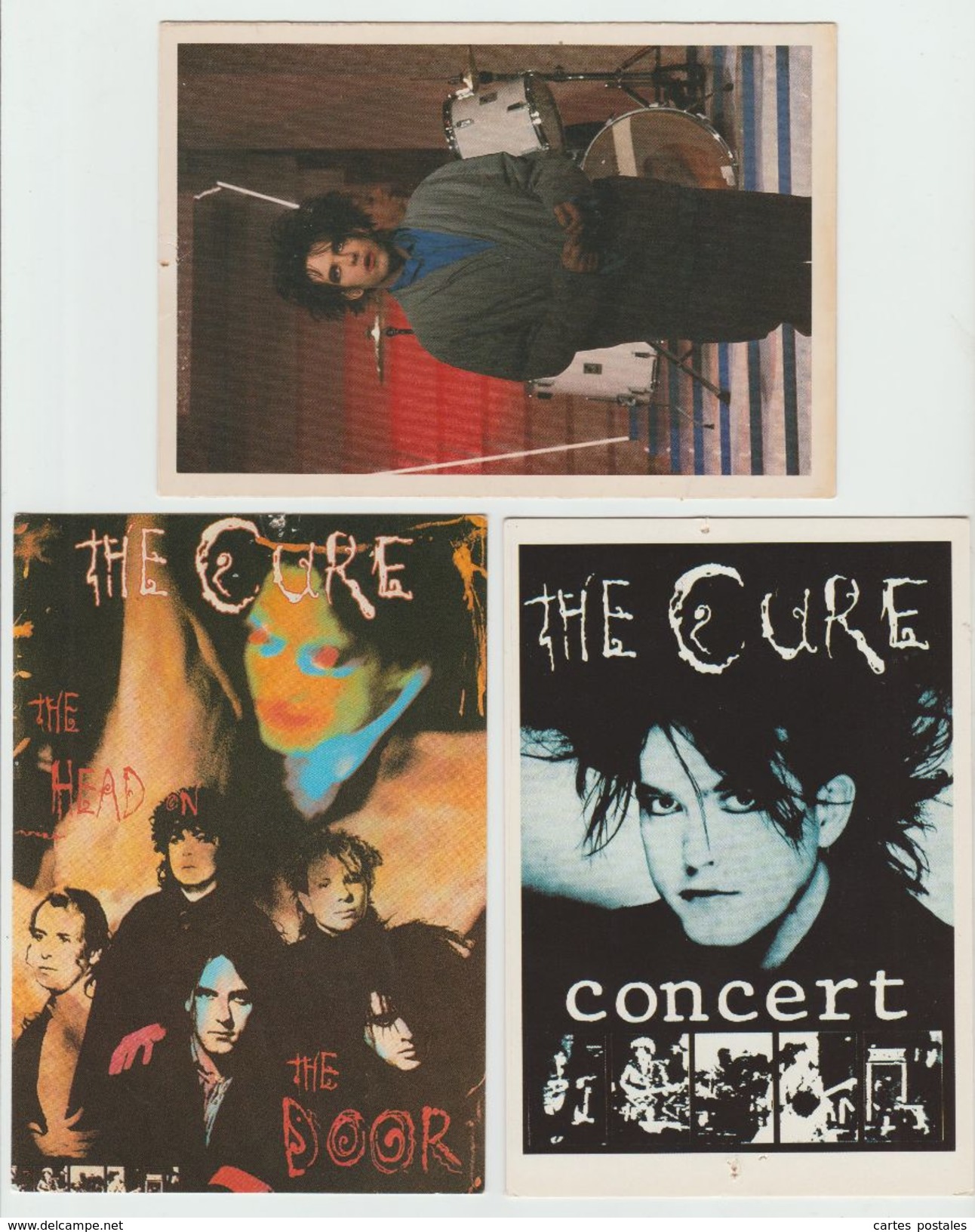 THE CURE  Lot De 3 Cartes Postales - Music And Musicians