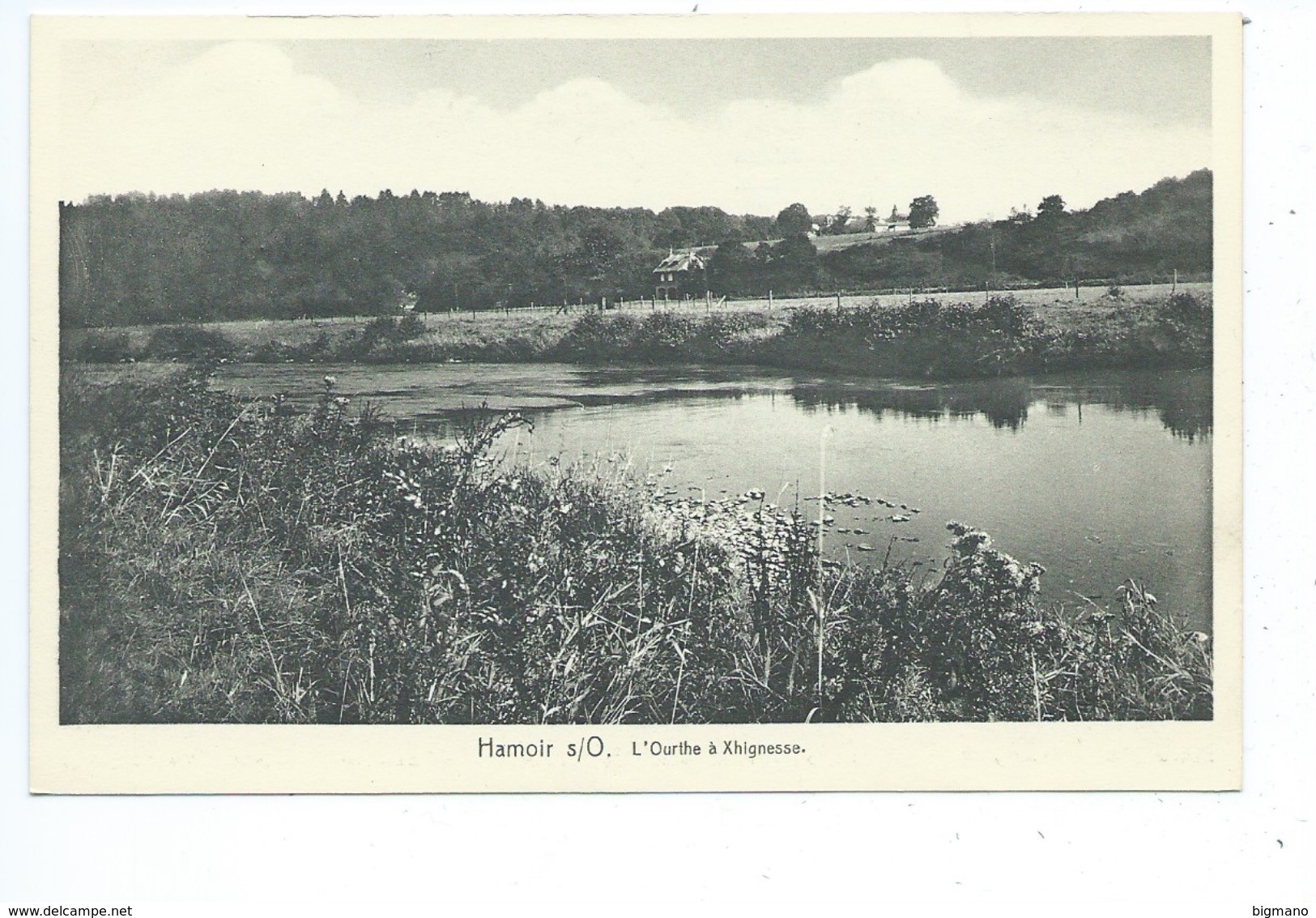 Hamoir  L'Ourthe à Xhignesse ( Edition Le Central Café Restaurant ) - Hamoir