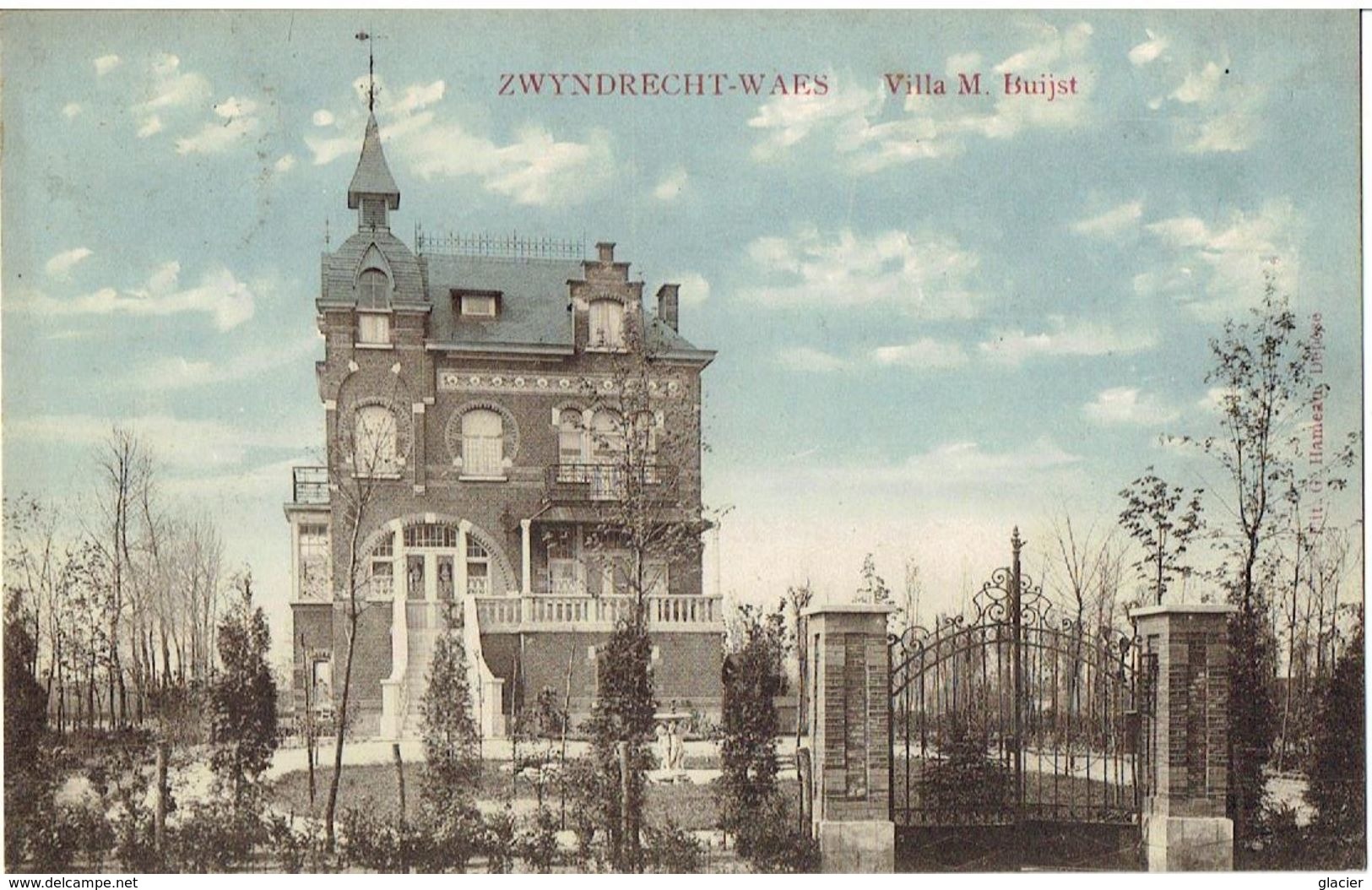 ZWYNDRECHT-WAES - Villa M. Buijst - M. Marcovici - Uitg. G. Hameau - Zwijndrecht