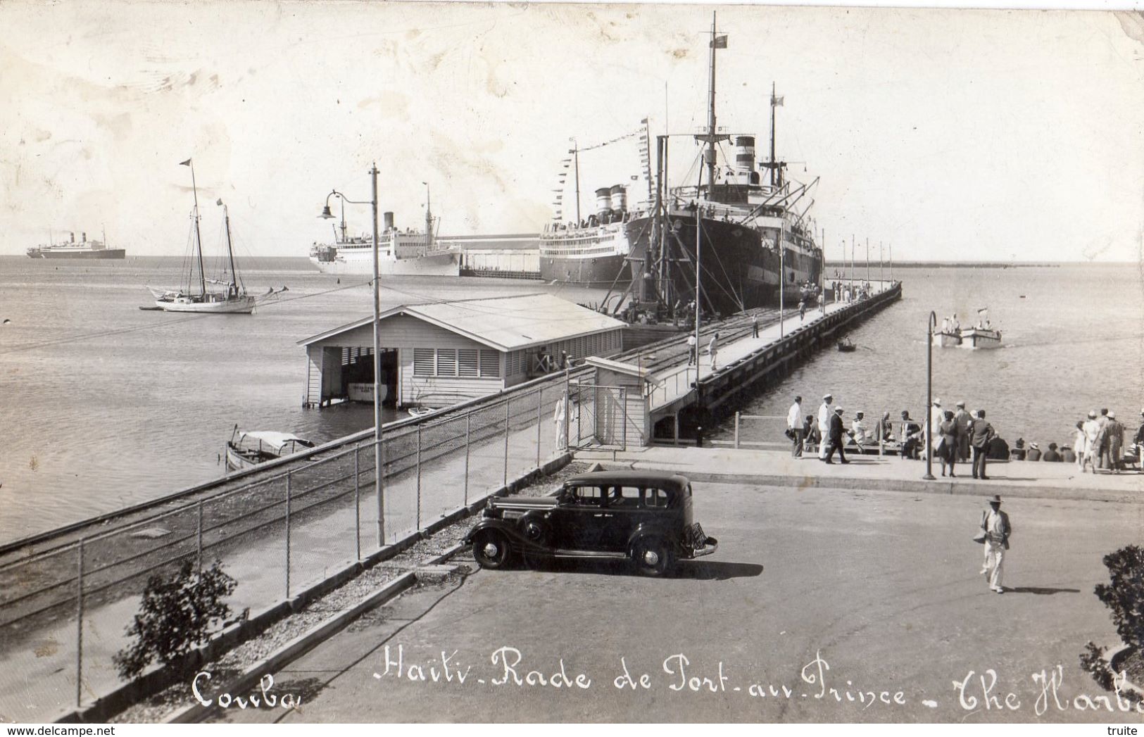 HAITI RADE DE PORT-AU-PRINCE (CARTE PHOTO) - Haïti