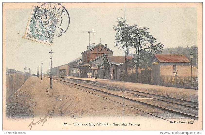 Tourcoing          59      La Gare  Des Francs           (voir Scan) - Tourcoing