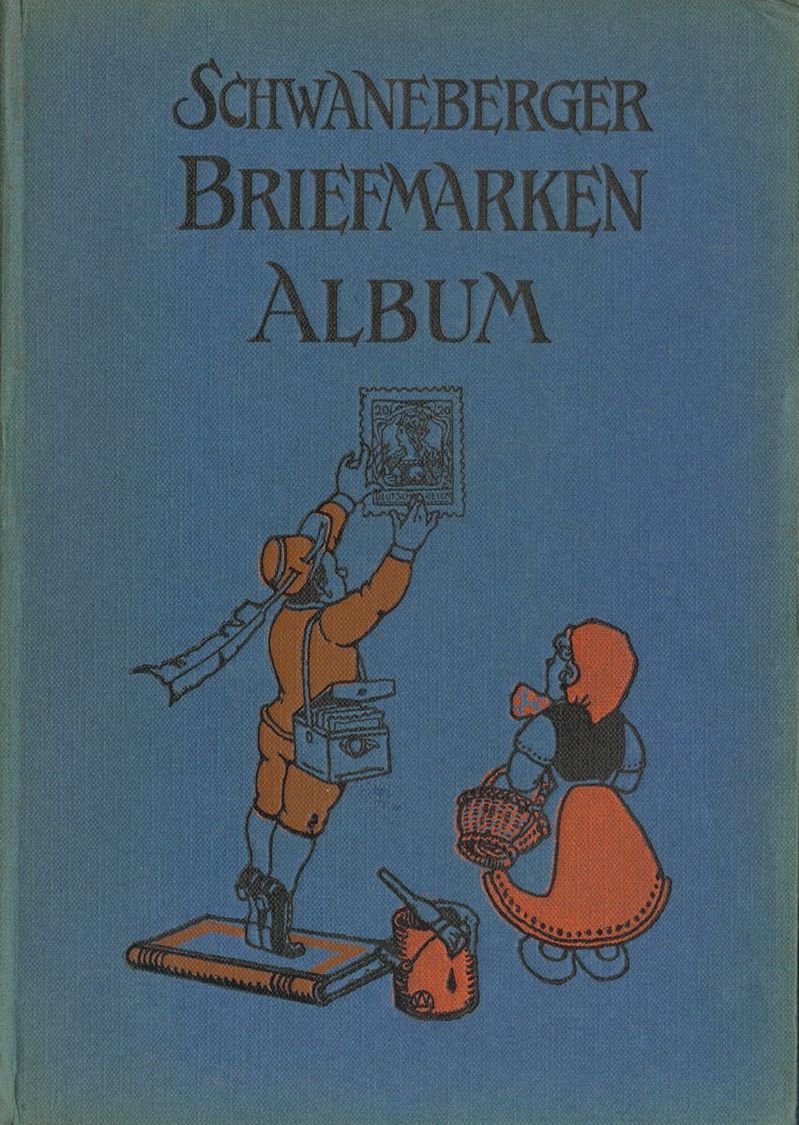 2091 Worldwide Bibliography. (1910ca). SCHWANEBERGER BRIEFMARKEN ALBUM. Germany, 1910? (very Well Preserved). Ex-GRAUS. - Andere & Zonder Classificatie