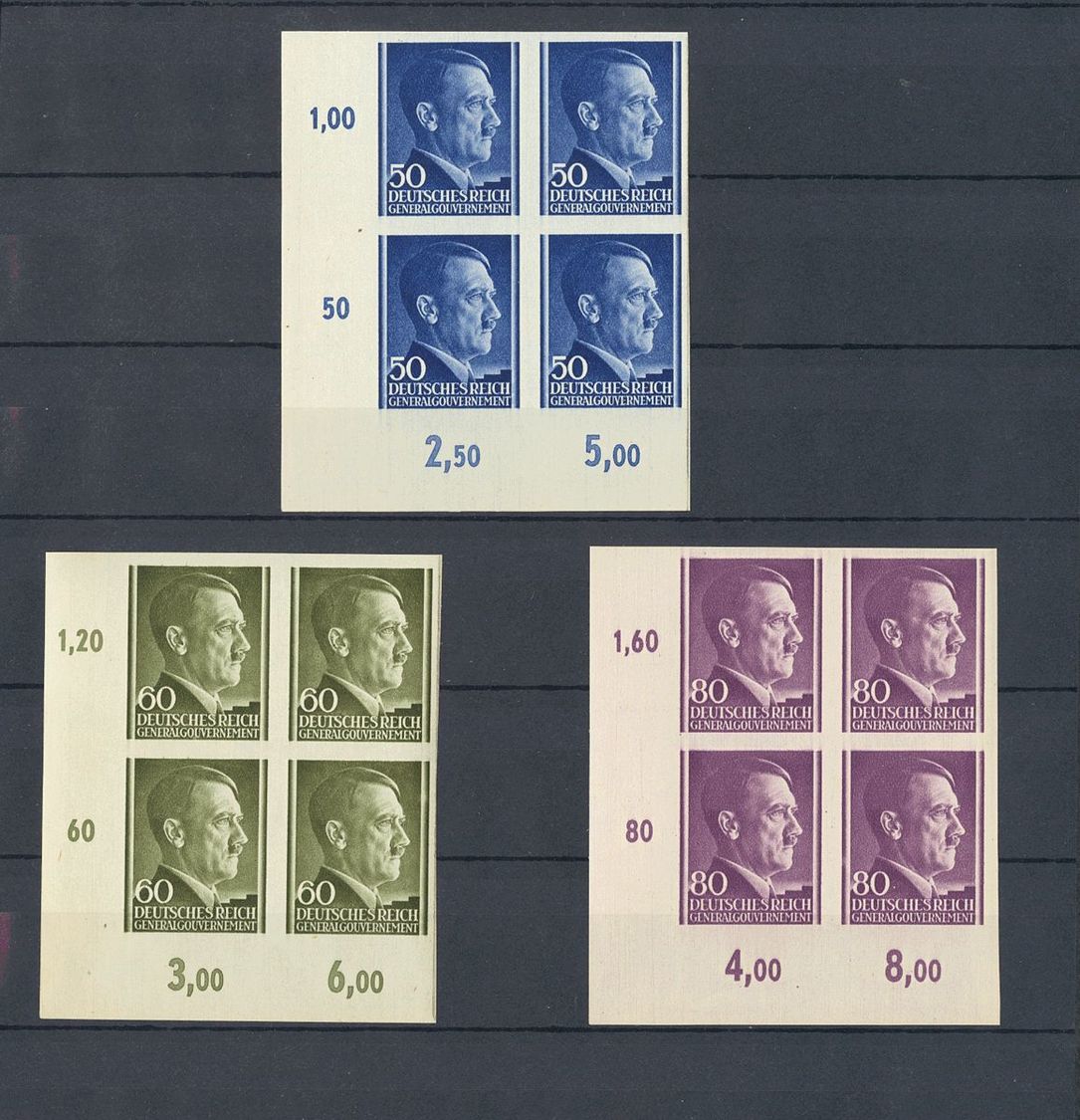 2147 Germany. (1941ca). Yv. **/* . Interesting Set Of Hitler's Basic Emissions From Germany Empire Issued Between 1941 A - [Voorlopers