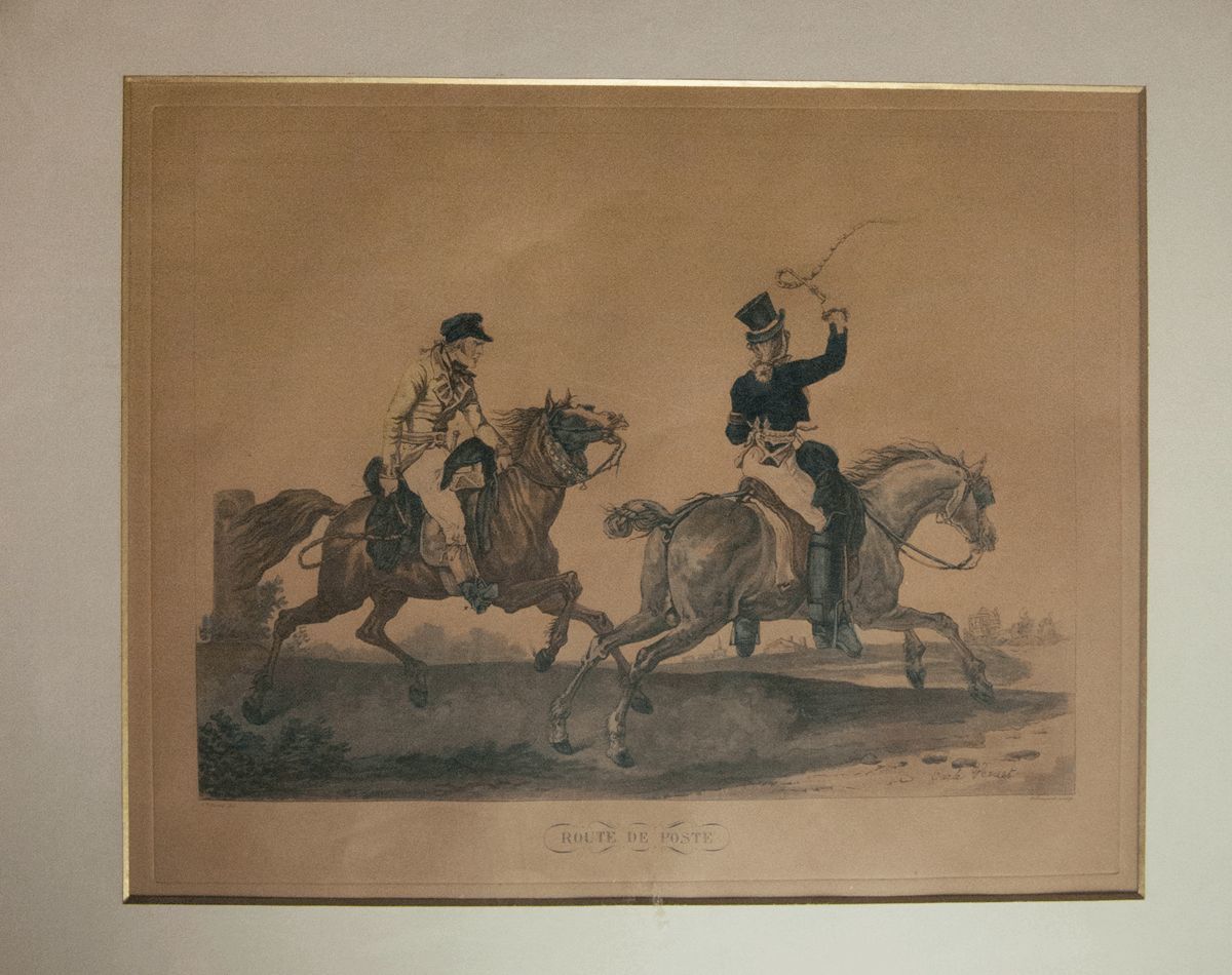 2388 French Army. Bibliography. (1810ca). ROUTE DE POSTE, Made By Carle Vernet. Paris ?, 1810ca. - Documenten