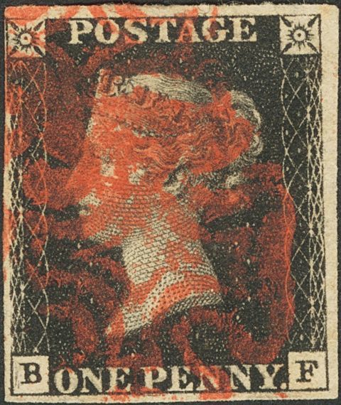 2501 Great Britain. 1840. Yv. º 1. 1 P Black. VERY FINE (SG2) - ...-1840 Voorlopers