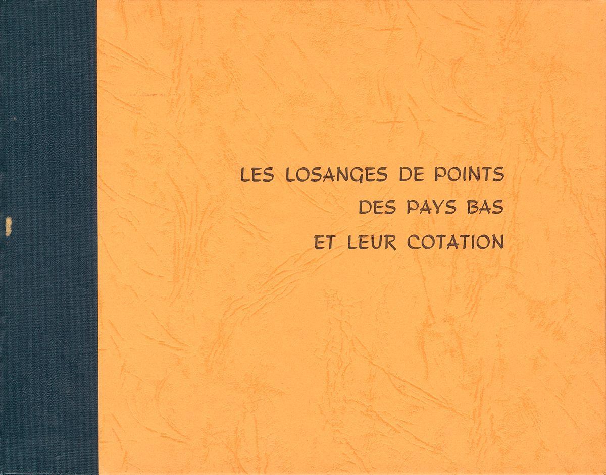 2597 Netherlands. Bibliography. 1968. LES LOSANGES DE POINTS DES PAYS BAS ET LEUR COTATION. D.C. Hoogerdijk. The Hague,  - Andere & Zonder Classificatie