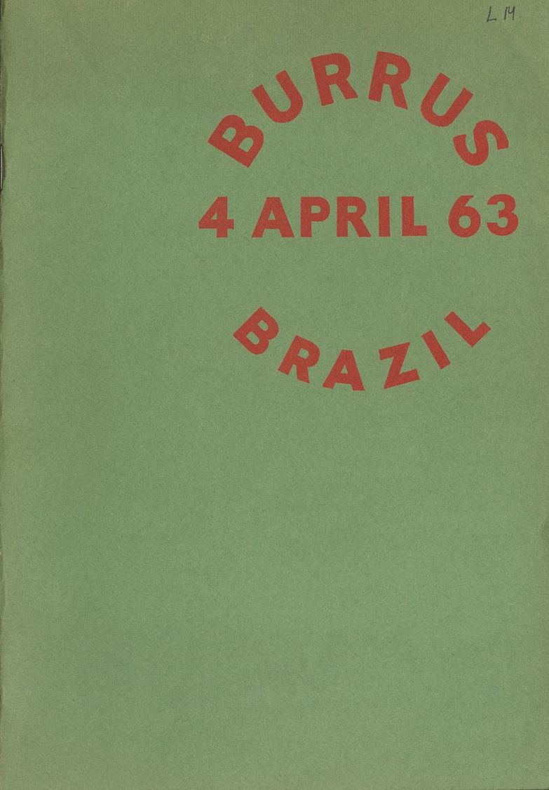 2801 Brazil. Bibliography. 1963. Auction Catalog Of Robson Lowe BURRUS COLLECTION, BRAZIL. London, April 4, 1963. - Andere & Zonder Classificatie