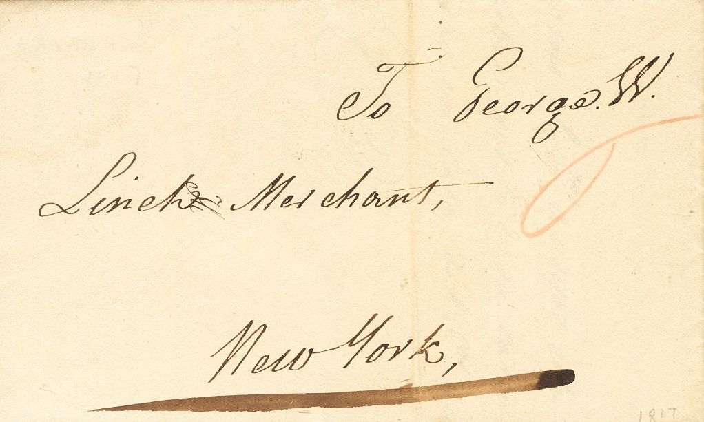 2921 Cuba. 1817. SOBRE. LA HABANA A NUEVA YORK (U.S.A.). Encaminada Privadamente Hasta Estados Unidos Y Presumiblemente  - Cuba (1874-1898)