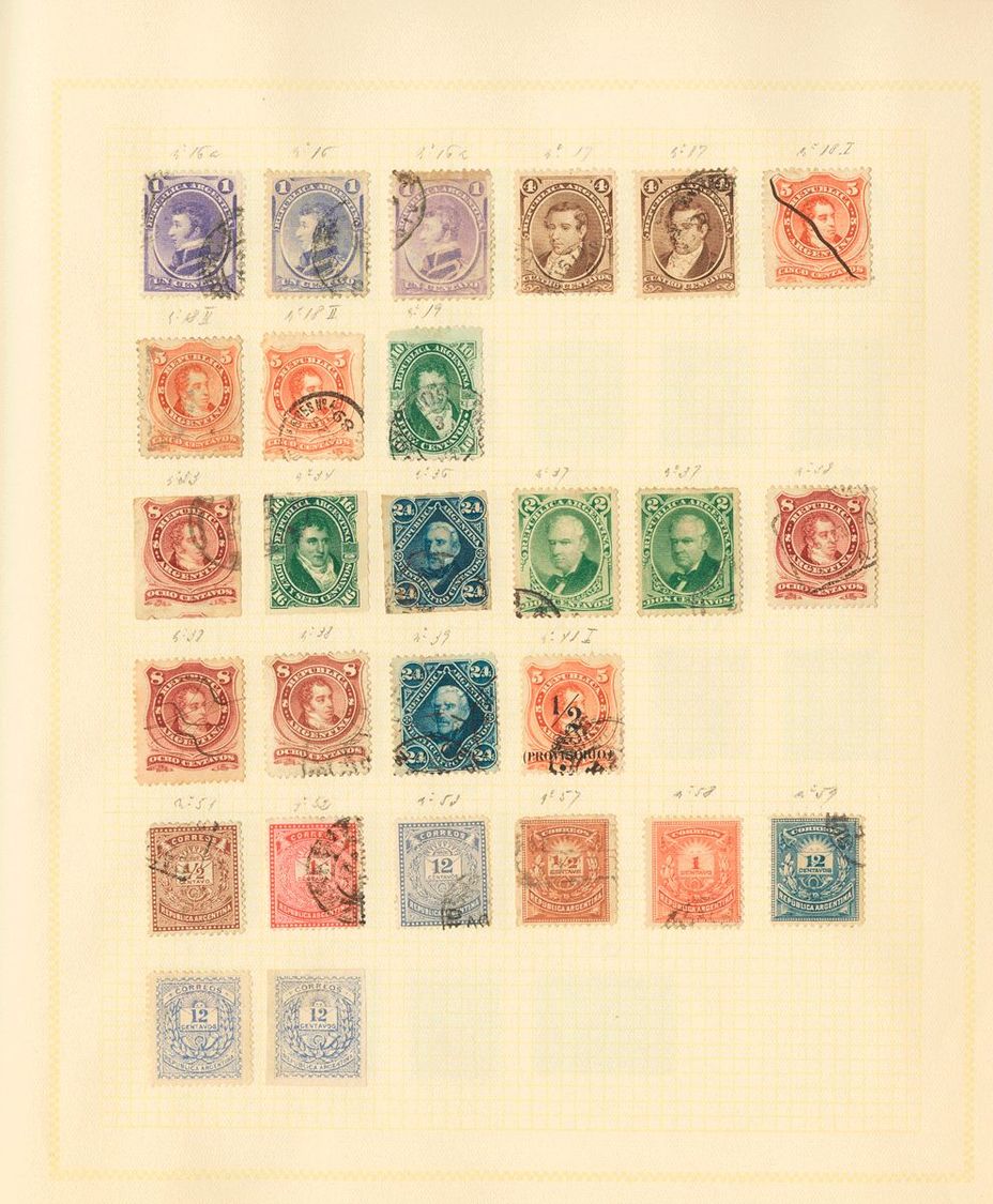 3181 Lots And Collections. (1900ca). Yv. */º . Interesting Set-collection Of The American Countries (South American, Cen - Andere & Zonder Classificatie
