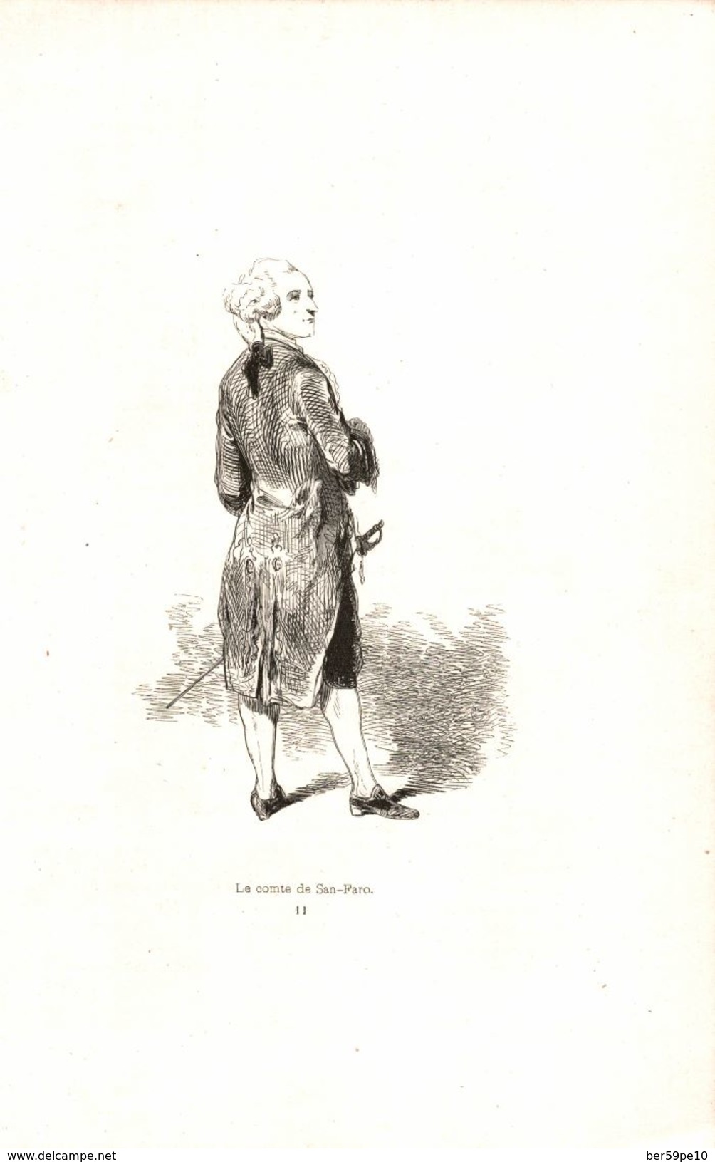 LE COMTE DE SAN-FARO 11 - Prints & Engravings