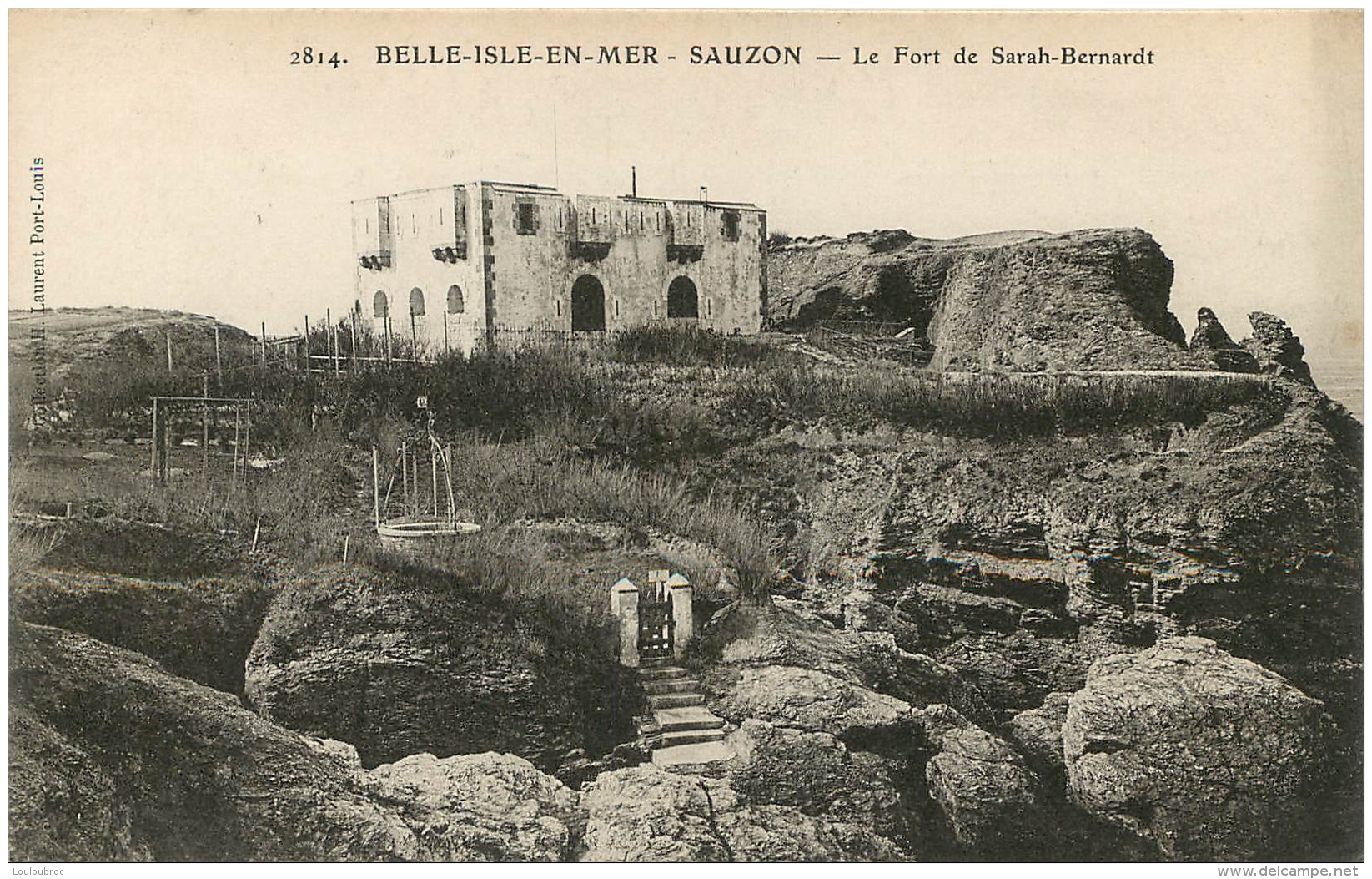 BELLE ILE  EN MER SAUZON LE FORT DE SARAH BERNARDT - Belle Ile En Mer