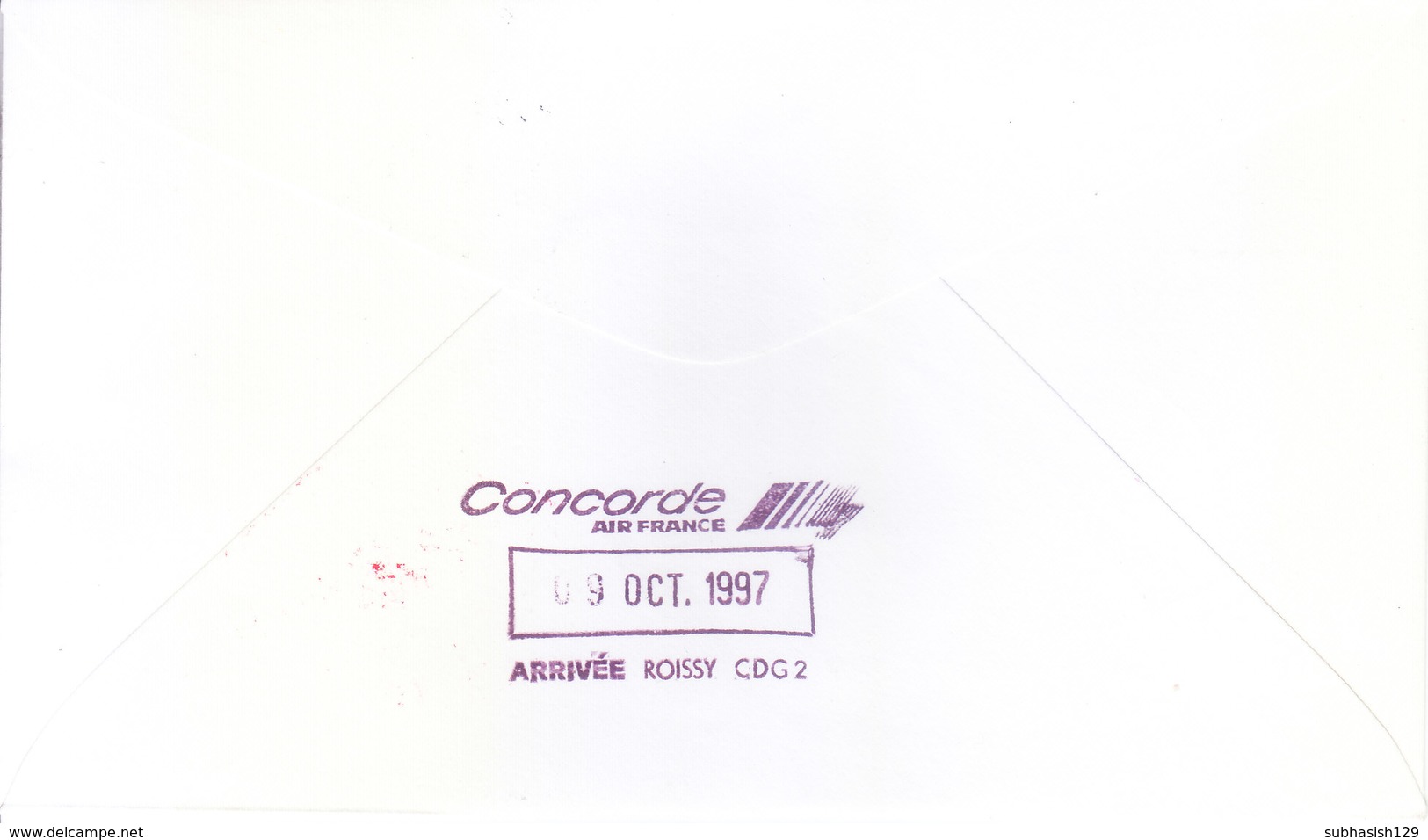 CHINA - FIRST FLIGHT COVER - 28-09-1997 - AIR FRANCE - CONCORDE - TIANJIN TO PARIS - Covers & Documents