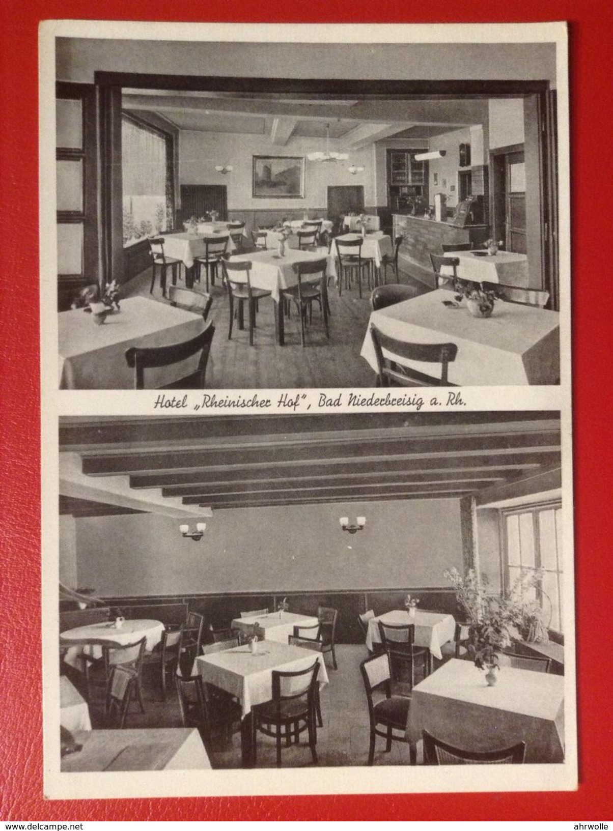 AK Hotel Rheinischer Hof Innenansicht Bad Niederbreisig Rhein Ca. 1950 - Bad Breisig