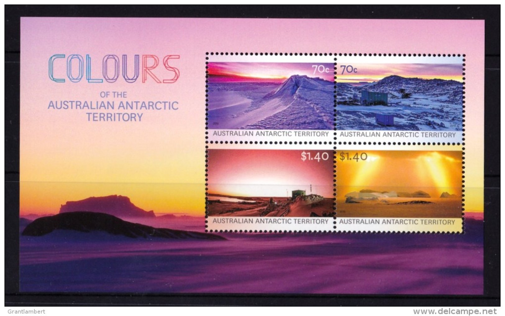 Australian Antarctic 2015 Colours Of The AAT Minisheet MNH - Unused Stamps