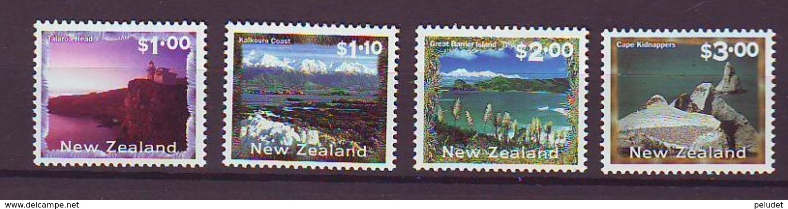 New Zealand - 2000 Tourist Attractions 4v ** Mi 1821/24 - Nuovi