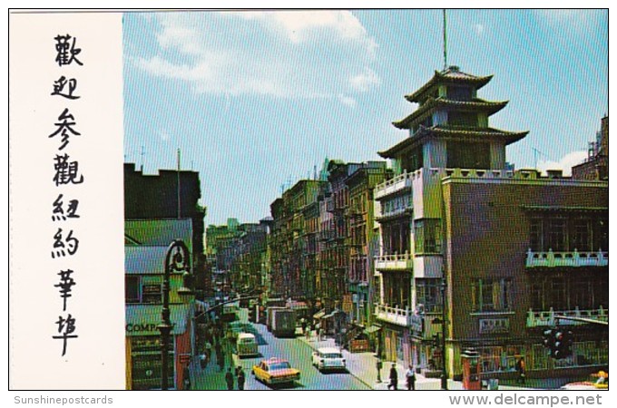 New York City Chinatown Street Scene - Plaatsen & Squares