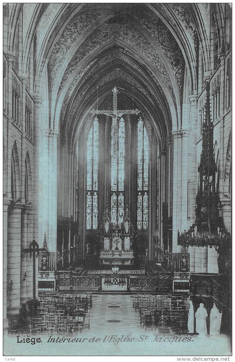 LIEGE - Intérieur De L'Eglise St-Jacques - Luik