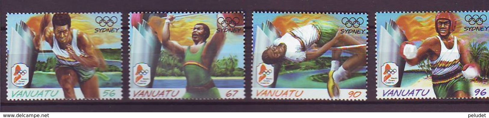 VANUATU - 2000 Olympic Games - Sydney, Australia 4v - Mint** Mi 1121/24 - Vanuatu (1980-...)