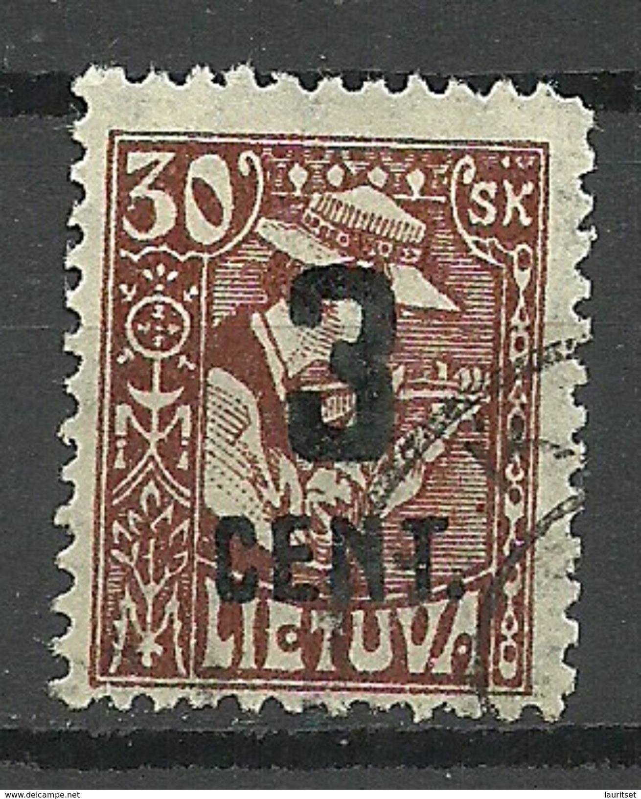 LITAUEN Lithuania 1922 Michel 160 O - Lithuania